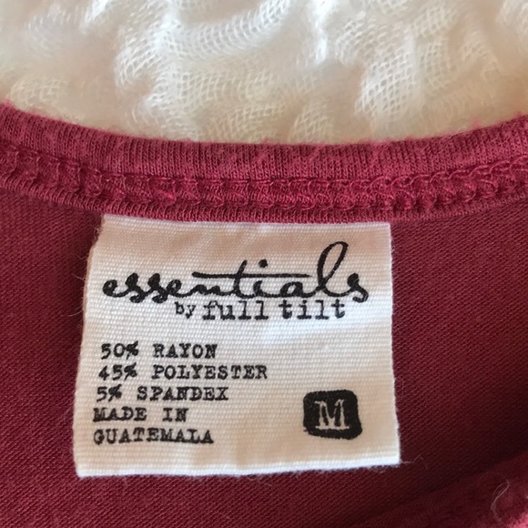 Maroon Crop Top - Picture 2 of 2